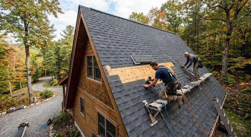 A Frame Roof Repair in Westmoreland County, PA