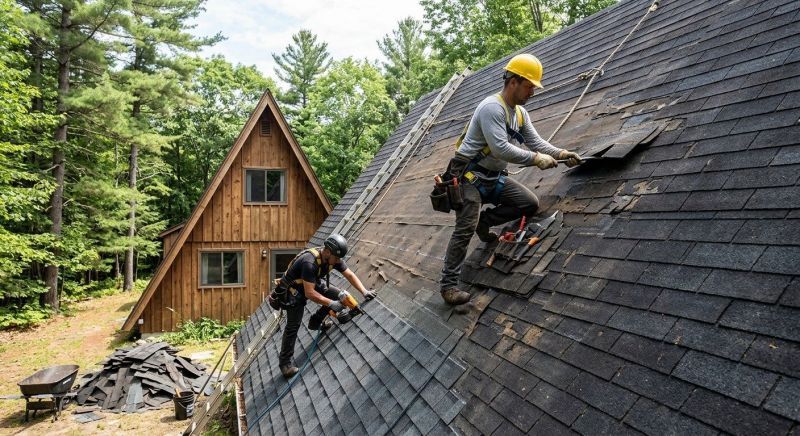 A Frame Roof Repair in Westmoreland County, PA