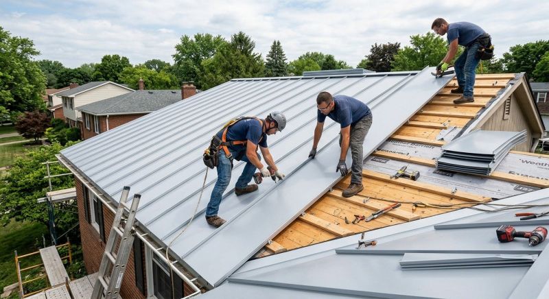 Aluminum Roof Installation in Elizabeth, PA