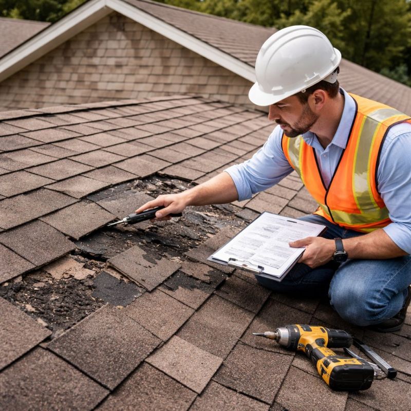 Asphalt Roof Inspection in North Apollo, PA