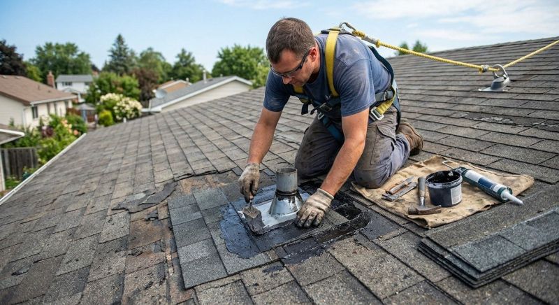 Asphalt Roof Leak Repair in Elizabeth, PA