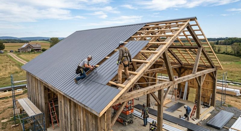 Barn Roof Construction in Westmoreland County, PA