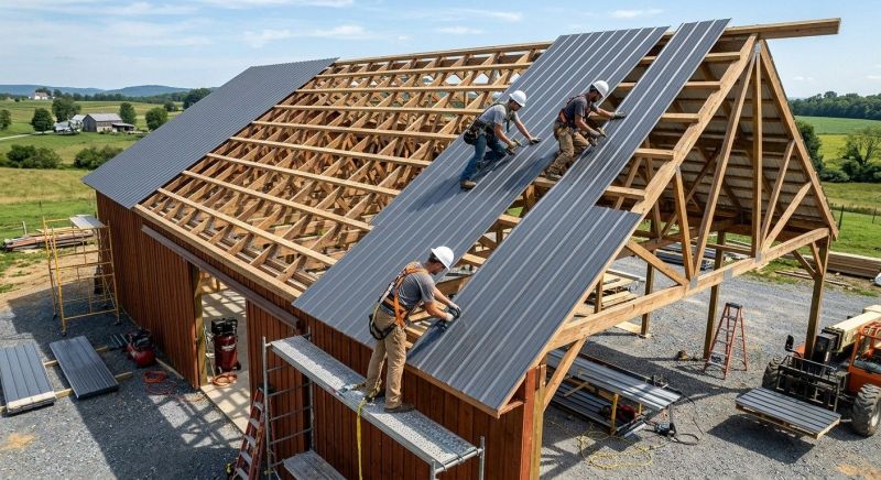 Barn Roof Installation in Westmoreland County, PA