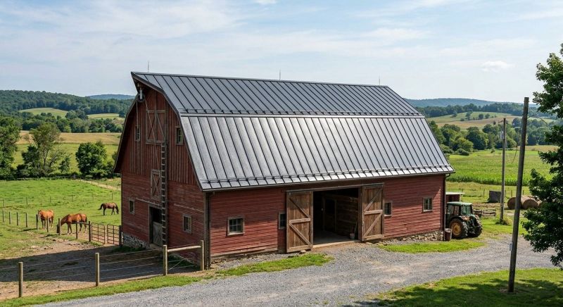 Barn Roof Replacement in North Apollo, PA