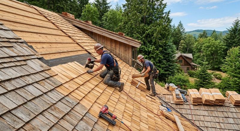 Cedar Roof Installation in East Pittsburgh, PA
