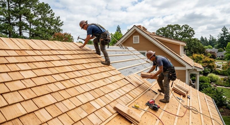 Cedar Roof Installation in East Pittsburgh, PA