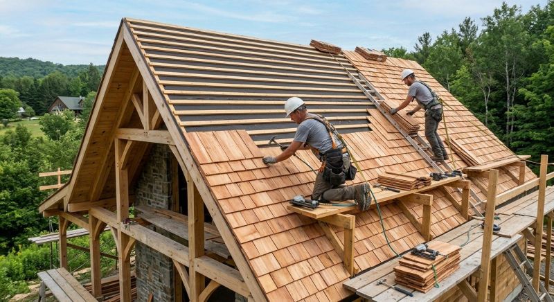 Cedar Roof Installation in Perryopolis, PA
