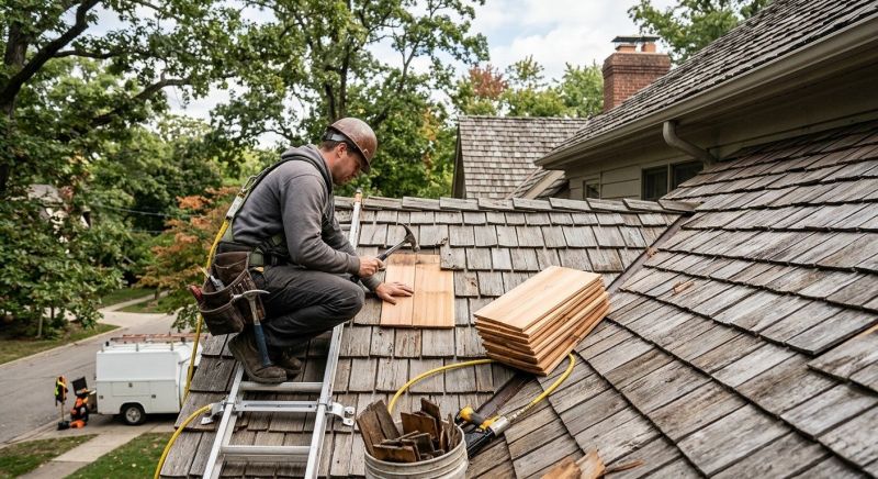 Cedar Shake Roof Repair in Charleroi, PA