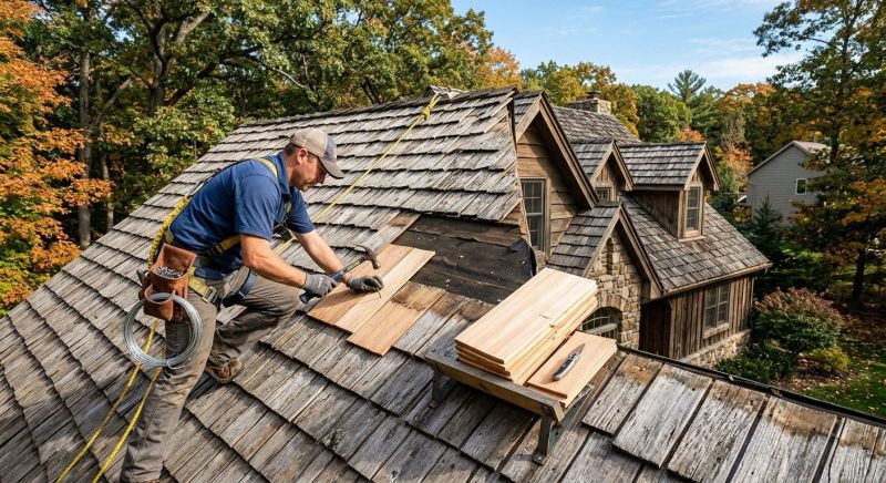 Cedar Shingles Repair in New Stanton, PA