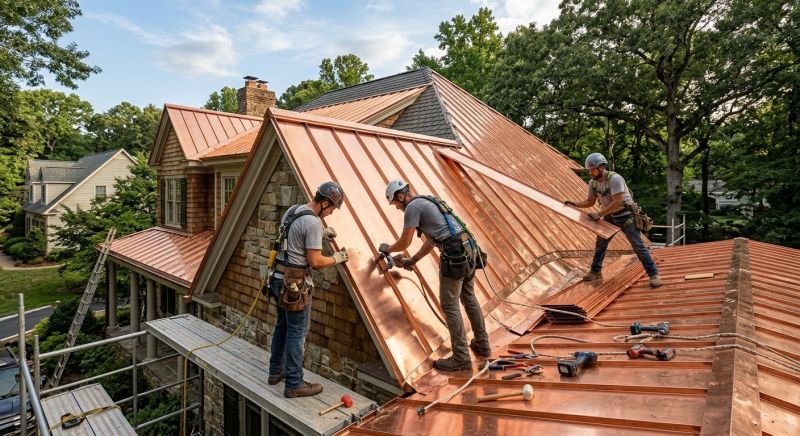 Copper Roof Installation in Westmoreland County, PA