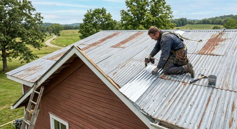 Corrugated Roof Repair in Trafford, PA