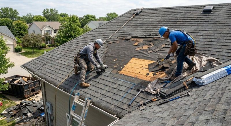 Damaged Roof Repair in New Kensington, PA