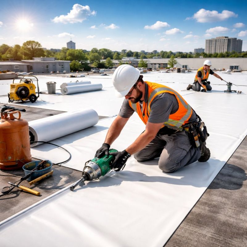 Epdm Roof Installation in Donegal, PA