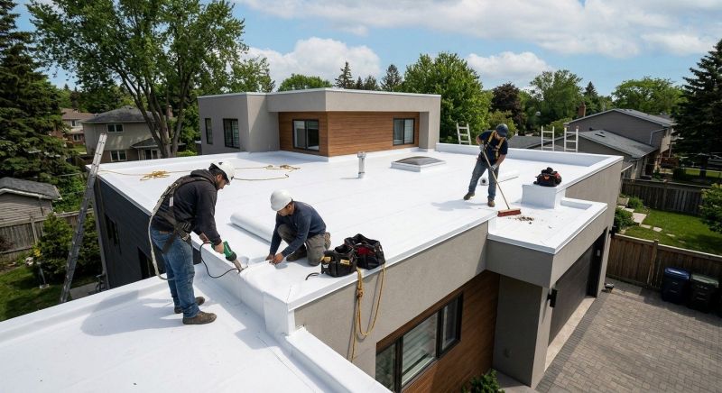Flat Roof Installation in Indian Head, PA