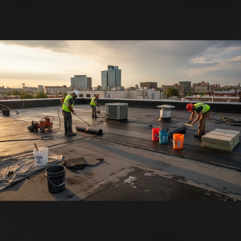 Flat Roof Repair in North Apollo, PA