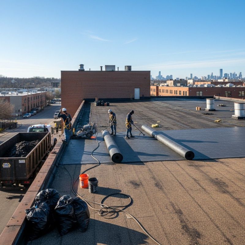 Flat Roof Replacement in Monroeville, PA