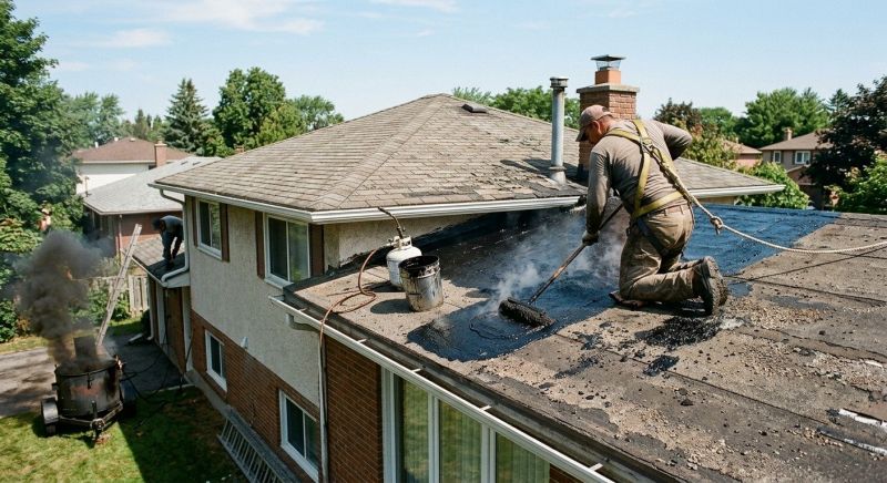 Flat Roof Tar Repair in Westmoreland County, PA
