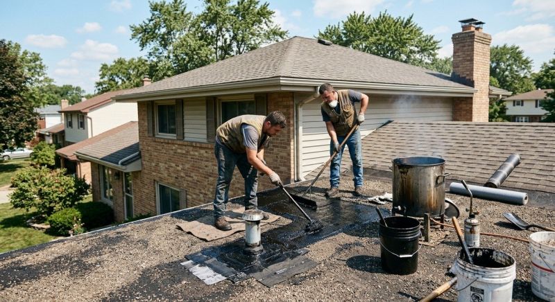 Flat Roof Tar Repair in Westmoreland County, PA