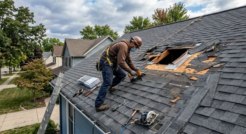 Hail Damage Roof Repair in Harrison City, PA