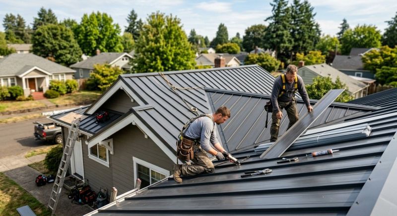 Metal Roof Repair in Charleroi, PA