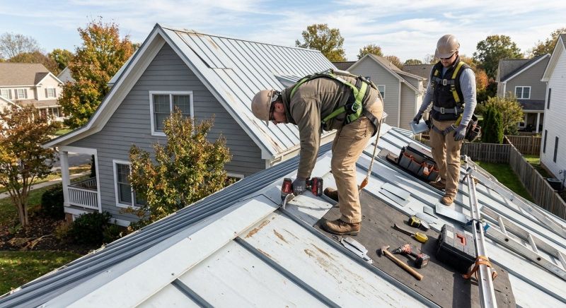 Metal Roof Repair in Jones Mills, PA