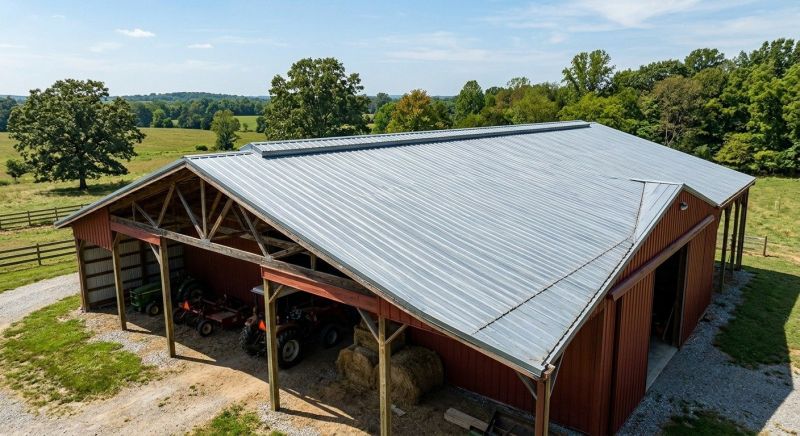 Pole Barn Roof Repair in Donegal, PA