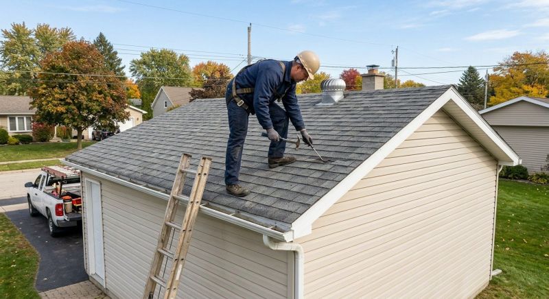 Roof Damage Inspection in Connellsville, PA