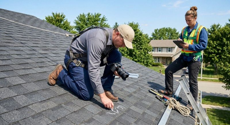 Roof Damage Inspection in Jones Mills, PA