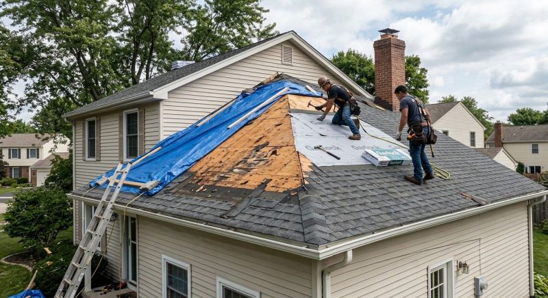 Roof Damage Repair in Elizabeth, PA