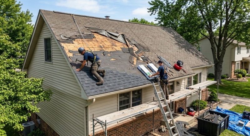 Roof Damage Repair in Scottdale, PA