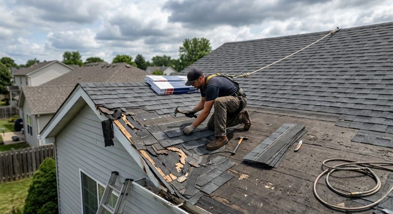 Roof Damage Restoration in Irwin, PA