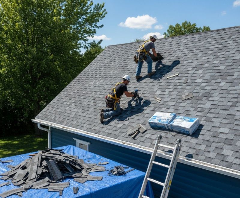 Shingle Roof Replacement in Connellsville, PA