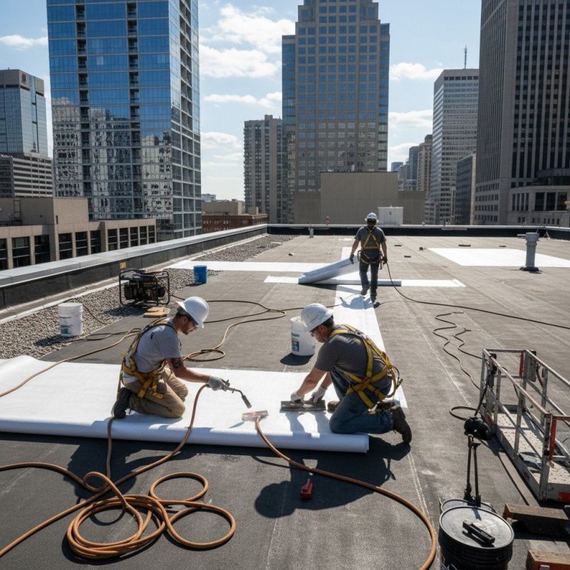 Single Ply Roof Repair in Leechburg, PA