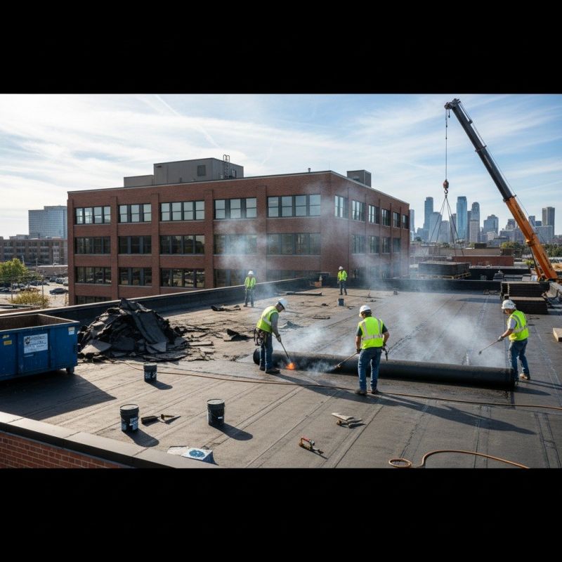 Single Ply Roof Replacement in East Pittsburgh, PA