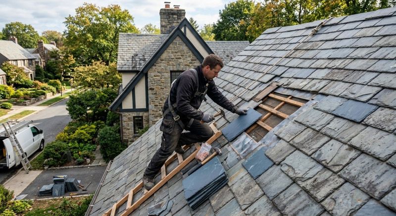 Slate Roof Repair in Turtle Creek, PA