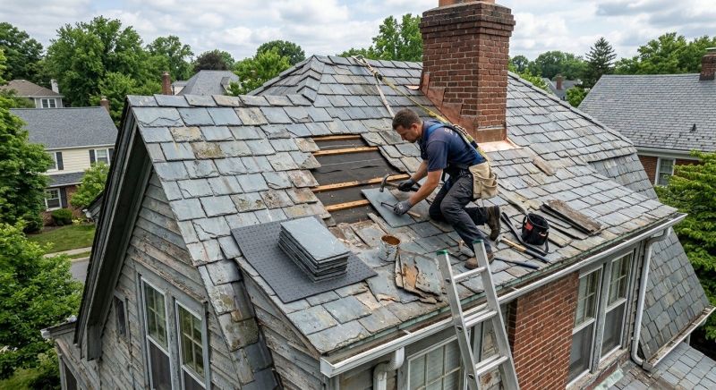 Slate Shingles Repair in Wilmerding, PA