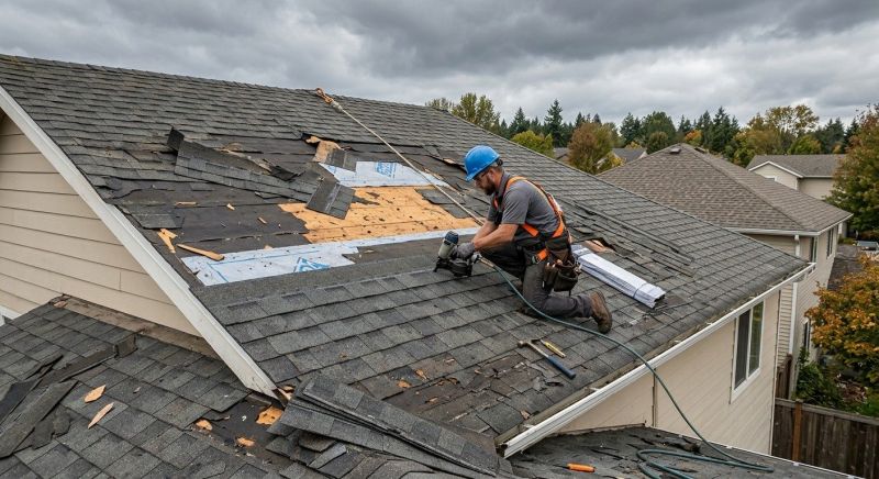 Storm Damage Roof Repair in Harrison City, PA