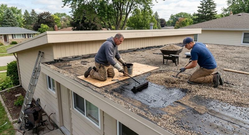 Tar And Gravel Roof Repair in New Alexandria, PA