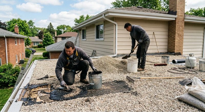 Tar And Gravel Roof Repair in New Alexandria, PA