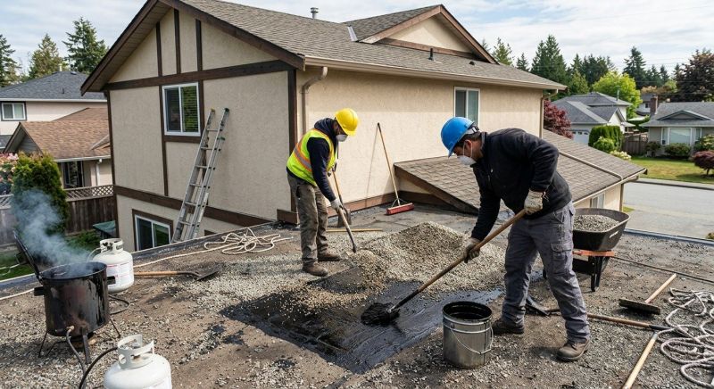 Tar And Gravel Roof Repair in North Versailles, PA