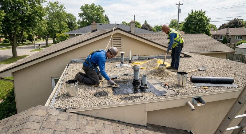 Tar And Gravel Roof Repair in North Versailles, PA