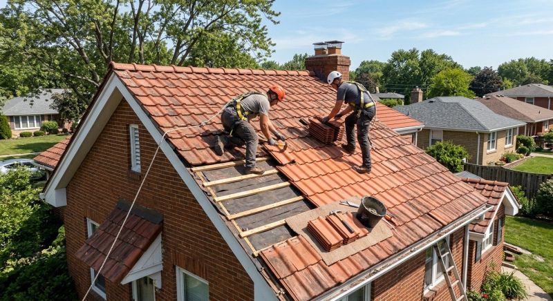 Tile Roof Repair in Charleroi, PA