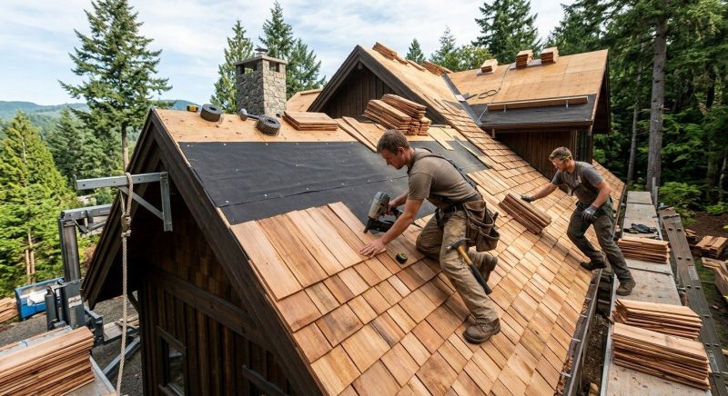 Wood Roofing Installation in Indian Head, PA
