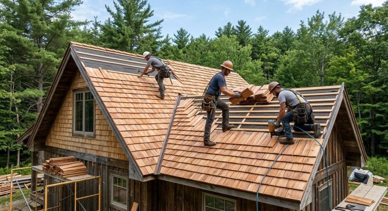 Wood Roofing Installation in Monroeville, PA