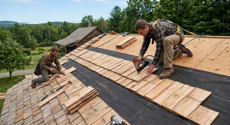 Wood Roofing Installation in New Stanton, PA