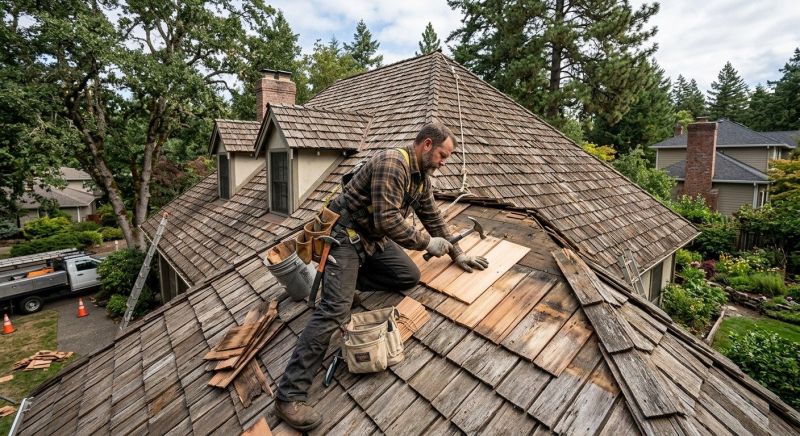 Wood Shake Roof Repair in Donegal, PA