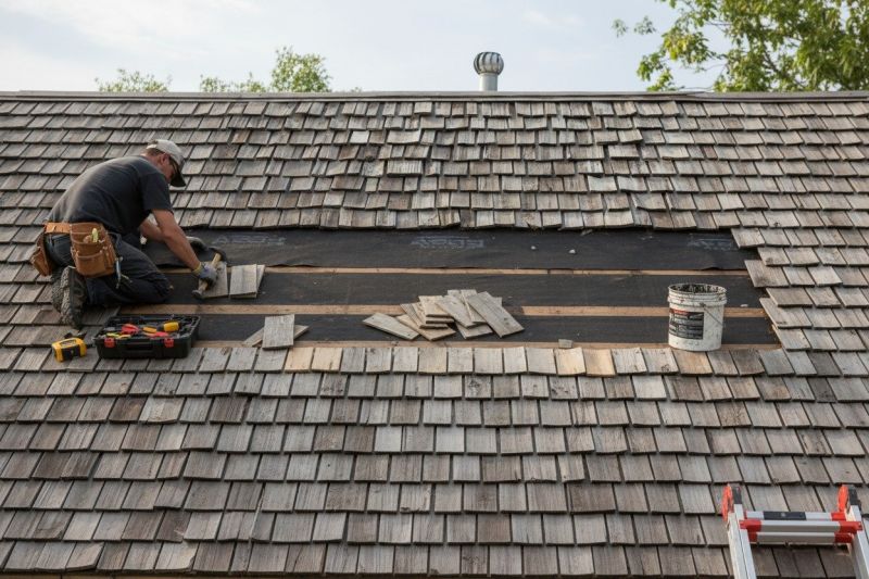 Wood Shake Roof Repair in Donegal, PA