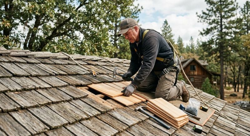 Wood Shake Roof Repair in Elizabeth, PA