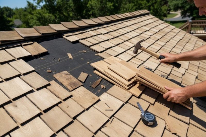 Wood Shake Roof Repair in Indian Head, PA
