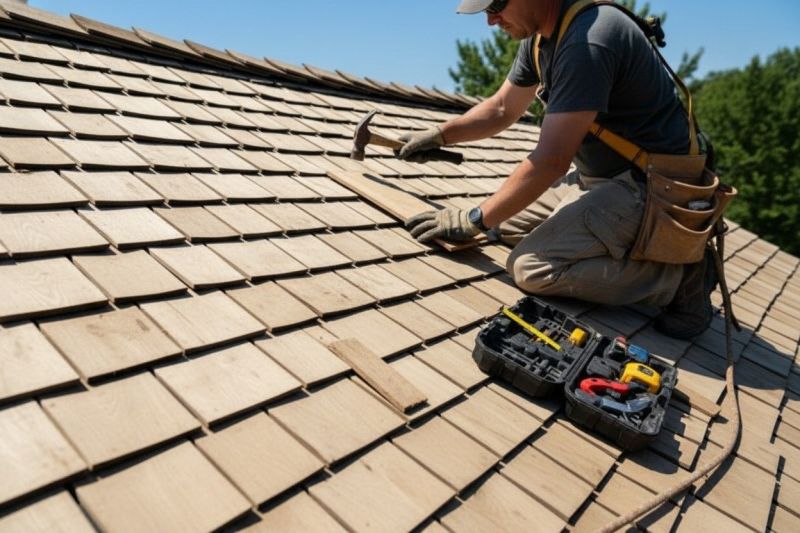 Wood Shake Roof Repair in Jones Mills, PA